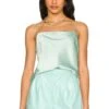 Alice + Olivia Classic Harmon Drapey Slip Tank Breeze
